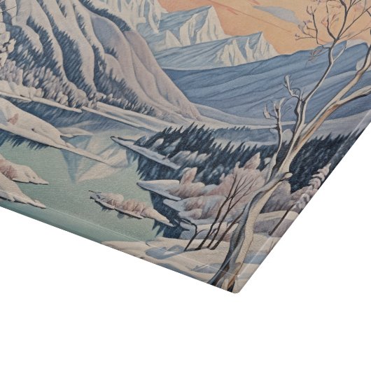 De rust van de winter snijplank (Hoek)