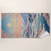 De rust van de winter strandlaken (Voorkant)