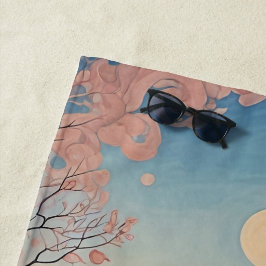 De rust van de winter strandlaken (In situ)