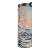 De rust van de winter thermosbeker (Gedraaid links)