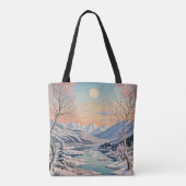 De rust van de winter tote bag (Achterkant)