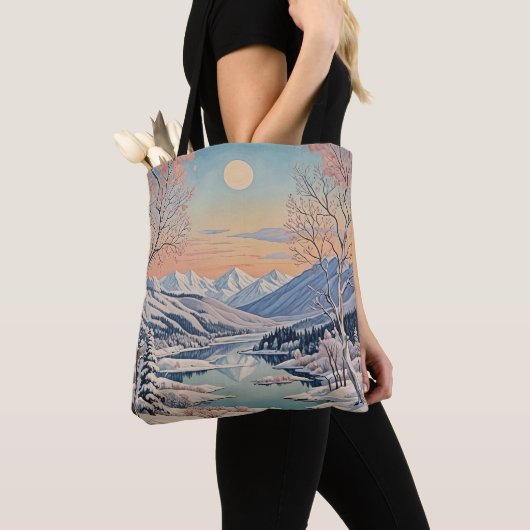 De rust van de winter tote bag (Dichtbij)