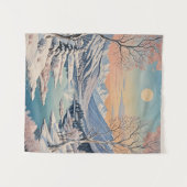 De rust van de winter wandkleed (Voorkant (horizontaal))