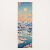 De rust van de winter yogamat (Achterkant)