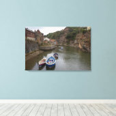 De rust van Staithes Beck Canvas Afdruk (Insitu (Houten vloer))