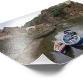 De rust van Staithes Beck Foto Afdruk (Hoek)