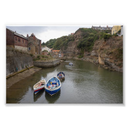De rust van Staithes Beck Foto Afdruk