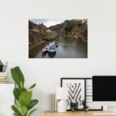 De rust van Staithes Beck Poster (Thuiskantoor)