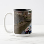 De rust van Staithes Beck Tweekleurige Koffiemok (Links)