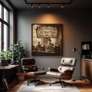De rust voor de digitale storm poster