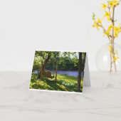 De rustgevende Rit van de Schommeling Kaart (Gele Bloem)