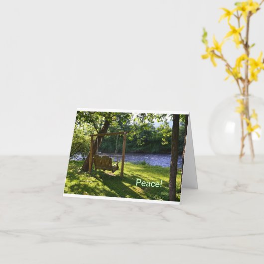 De rustgevende Rit van de Schommeling Kaart (Gele Bloem)