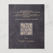 De Rustic Greenery de Code van QR van de Foto van  (Achterkant)