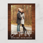 De Rustic Houdfoto van het Manuscript van de borst Briefkaart (Voorkant)