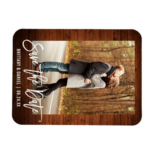 De Rustic Houdfoto van het Manuscript van de borst Magneet (Horizontaal)