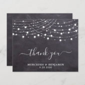 De Rustic van het Koord van het Chalkboard van de (Voorkant / Achterkant)