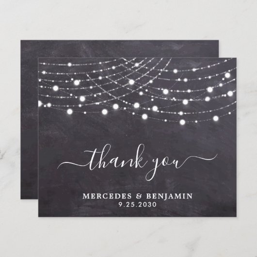 De Rustic van het Koord van het Chalkboard van de (Voorkant / Achterkant)