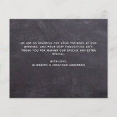 De Rustic van het Koord van het Chalkboard van de (Achterkant)