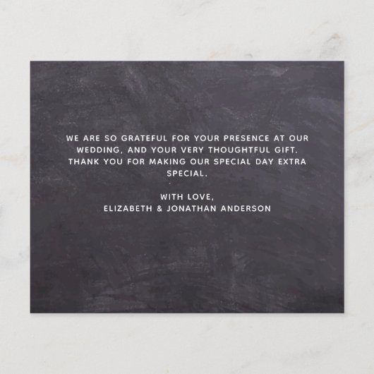 De Rustic van het Koord van het Chalkboard van de (Achterkant)