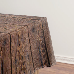 De rustieke Donkere Bruine Houten Houten Stijl van Tafelkleed