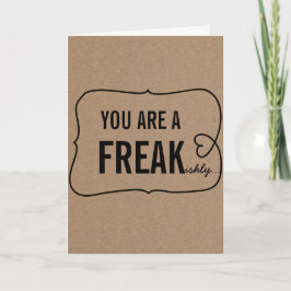 De rustieke Grappige Valentijnsdag van het Feestdagen Kaart