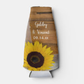 De rustieke Gunst van het Huwelijk van het Land Flesjeskoeler (Voorkant)