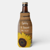 De rustieke Gunst van het Huwelijk van het Land Flesjeskoeler (Fles Voorkant)