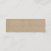 De rustieke Hartboom Bruiloft Collectie Website Mini Visitekaartje (Achterkant)