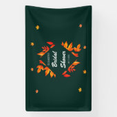 De rustieke herfstbladeren van Vrijgezellenfeest Spandoek (Verticaal)