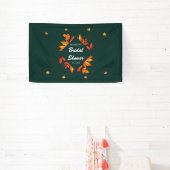 De rustieke herfstbladeren van Vrijgezellenfeest Spandoek (Insitu)