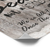 De rustieke Houten Jute plukt Seat niet een Poster (Hoek)