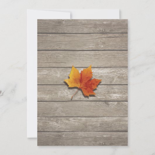 De rustieke Houten Partij van het Diner van de Kaart (Achterkant)