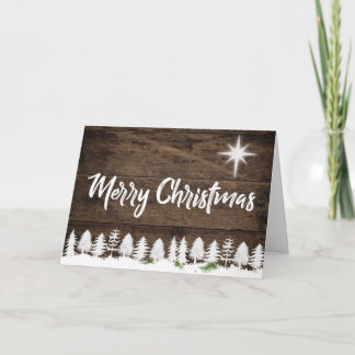 De rustieke Houten Vakantie van Kerstmis van het Feestdagen Kaart