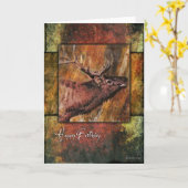 De rustieke Kaart van de Verjaardag van het Wild (Gele Bloem)