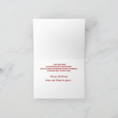 De Rustieke Kerstkaart van Nauvoo Feestdagen Kaart (Binnen)