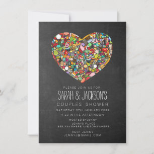 De rustieke Partij van het Vrijgezellenfeest van Kaart