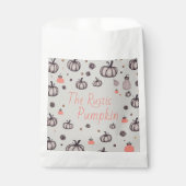 De rustieke pompoen bedankzakje (Voorkant)