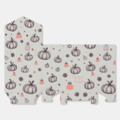 De rustieke pompoen (grijs) bedankdoosjes (Ongevouwen)