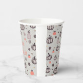 De rustieke pompoen papieren bekers (Links)