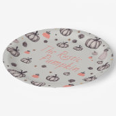 De rustieke pompoen papieren bordje (Gekanteld)