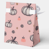 De rustieke pompoen (roze) bedankdoosjes (Achterkant)