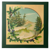 De rustieke Scène van de Berg Tegeltje (Voorkant)