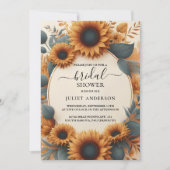 De rustieke tuin groen zonnebloem Vrijgezellenfees Kaart (Voorkant)