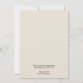 De rustieke tuin groen zonnebloem Vrijgezellenfees Kaart (Achterkant)