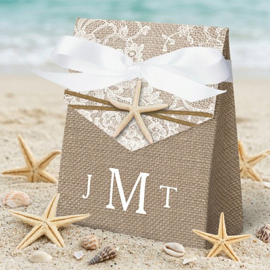 De Rustieke Zeester Strand Bruiloft Collectie Bedankdoosjes