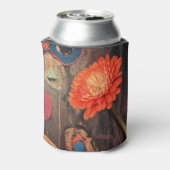 De rustieke Zinnia Koelbox Blikjeskoeler (Blikje Achterkant)