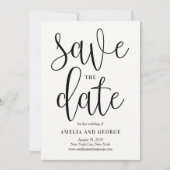 De rustig kalligrafie bewaart de Datum Kaart (Voorkant)