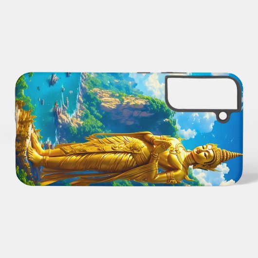 De rustige beschermer samsung galaxy hoesje (Achterkant horizontaal)