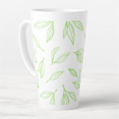 De rustige cup latte mok (Linkerhoek)