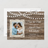 De Rustige Hout & de Lichten van het Koord sparen  Aankondigingskaart (Voorkant / Achterkant)